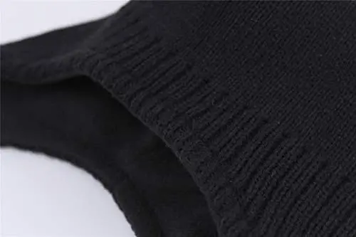 Connectyle Erkaklar uchun Qishki Shlyapalar Fleece Astarlı Quloqli Shlyapa Kundalik Beanie Kuzatuv Qalpog'i - 4