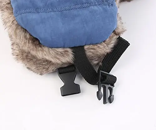 Connectyle Men's Trooper Trapper Hat Warm Winter Hats with Removable Face Mask Earflaps Faux Fur Hunting Outdoor Hat - 5