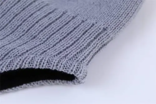 Connectyle Men's Knit Winter Hat with Ear Flaps Fleece Lined Beanie Warm Knitted Skull Cap Beanies Watch Hat - 4