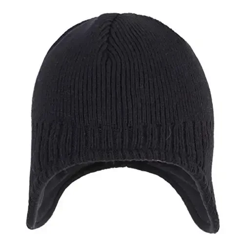 Connectyle Mens Warm Winter Hats Fleece Lined Earflap Hat Daily Beanie Watch Cap - MODAZONE (1)
