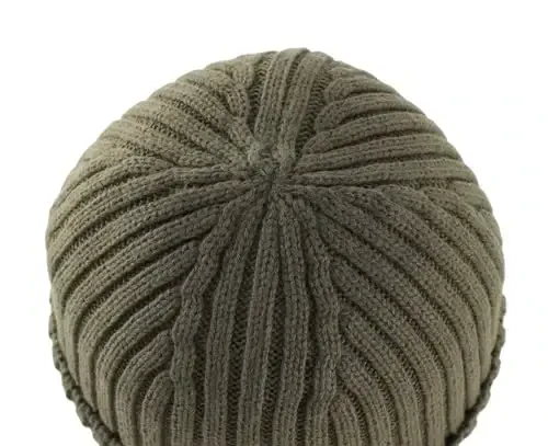Connectyle Fleece Lined Cuffed Beanie Hat for Men Women Knitted Winter Wool Beanies Skull Cap Warm Watch Hat - 6