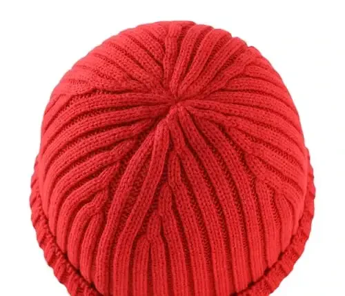Connectyle Fleece Lined Cuffed Beanie Hat for Men Women Knitted Winter Wool Beanies Skull Cap Warm Watch Hat - 6