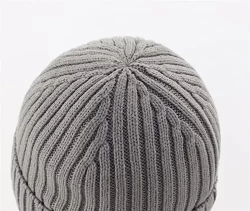 Connectyle Fleece Lined Cuffed Beanie Hat for Men Women Knitted Winter Wool Beanies Skull Cap Warm Watch Hat - 3