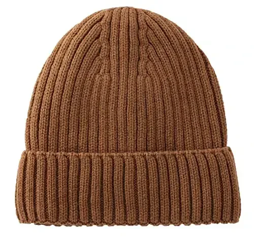 Connectyle Fleece Lined Cuffed Erkaklar va Ayollar uchun Triko Qishki Junli Bini Shapka Issiq Qo'riqchi Shapka - 2