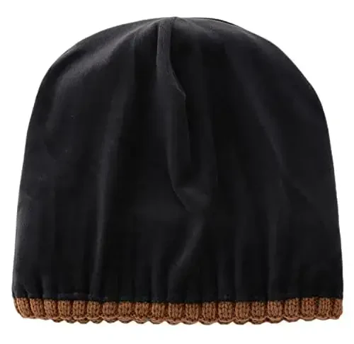 Connectyle Fleece Lined Cuffed Erkaklar va Ayollar uchun Triko Qishki Junli Bini Shapka Issiq Qo'riqchi Shapka - 6