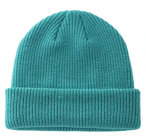 Connectyle Classic Double Layer Knit Beanie Hat Warm Thick Acrylic Winter Hats Daily Cuffed Beanies Watch Hat for Men Women 