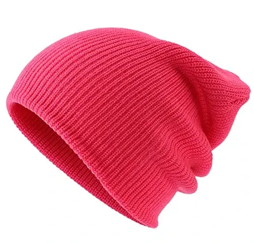 Connectyle Classic Double Layer Knit Beanie Hat Warm Thick Acrylic Winter Hats Daily Cuffed Beanies Watch Hat for Men Women - 3