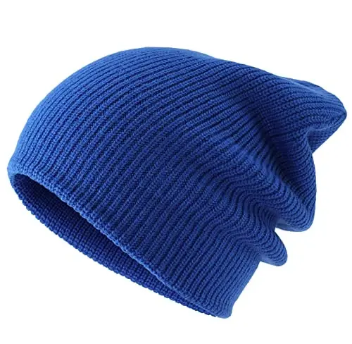 Connectyle Classic Double Layer Knit Beanie Hat Warm Thick Acrylic Winter Hats Daily Cuffed Beanies Watch Hat for Men Women - 3