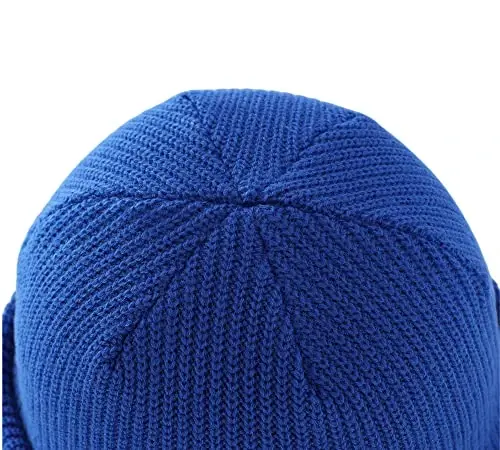 Connectyle Classic Double Layer Knit Beanie Hat Warm Thick Acrylic Winter Hats Daily Cuffed Beanies Watch Hat for Men Women - 5