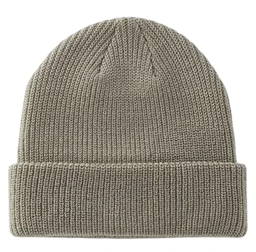 Connectyle Classic Double Layer Knit Beanie Hat Warm Thick Acrylic Winter Hats Daily Cuffed Beanies Watch Hat for Men Women - 1