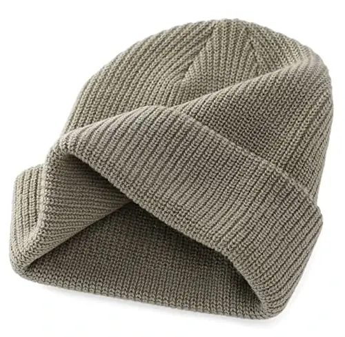 Connectyle Classic Double Layer Knit Beanie Hat Warm Thick Acrylic Winter Hats Daily Cuffed Beanies Watch Hat for Men Women - 4
