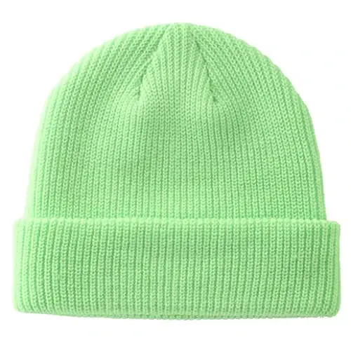 Connectyle Classic Double Layer Knit Beanie Hat Warm Thick Acrylic Winter Hats Daily Cuffed Beanies Watch Hat for Men Women - 1