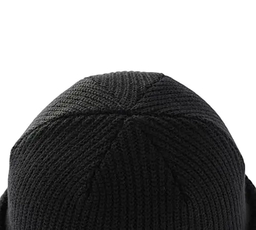 Connectyle Classic Double Layer Knit Beanie Hat Warm Thick Acrylic Winter Hats Daily Cuffed Beanies Watch Hat for Men Women - 5