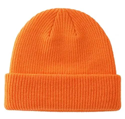 Connectyle Classic Double Layer Knit Beanie Hat Warm Thick Acrylic Winter Hats Daily Cuffed Beanies Watch Hat for Men Women 