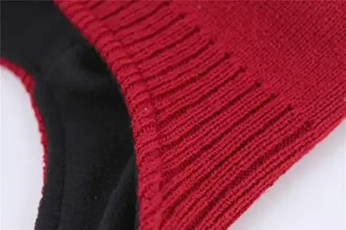 Connectyle Men's Knit Winter Hat with Ear Flaps Fleece Lined Beanie Warm Knitted Skull Cap Beanies Watch Hat - 4