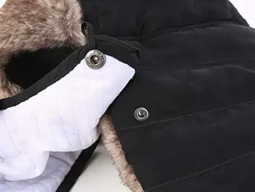 Connectyle Men's Trooper Trapper Hat Warm Winter Hats with Removable Face Mask Earflaps Faux Fur Hunting Outdoor Hat - 4