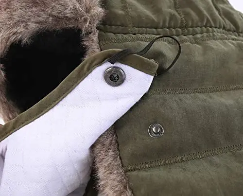 Connectyle Men's Trooper Trapper Hat Warm Winter Hats with Removable Face Mask Earflaps Faux Fur Hunting Outdoor Hat - 4