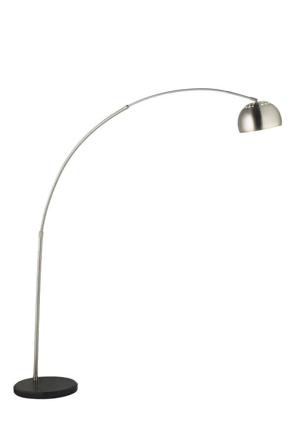 Connell Modern Design Swan Neck Nickel Floor Lamp - 7