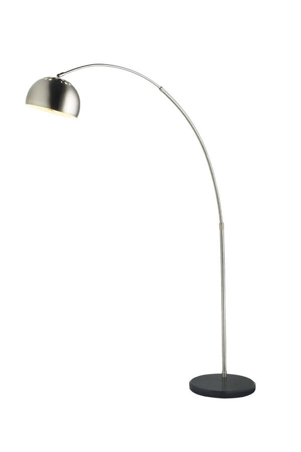 Connell Modern Design Swan Neck Nickel Floor Lamp - 8