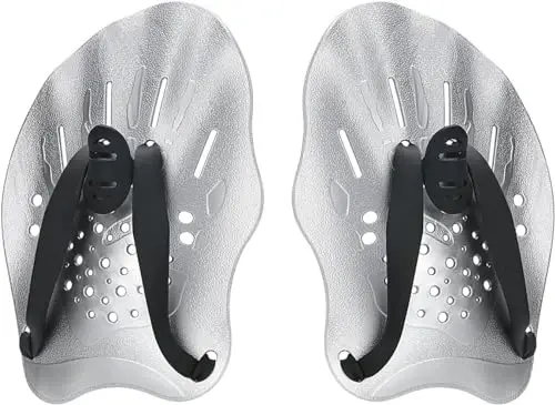 Contour Swim Paddles Hand, Swim Training Hand Paddles with Adjustable Straps, Swimming Hand Paddles for Women and Men - 1