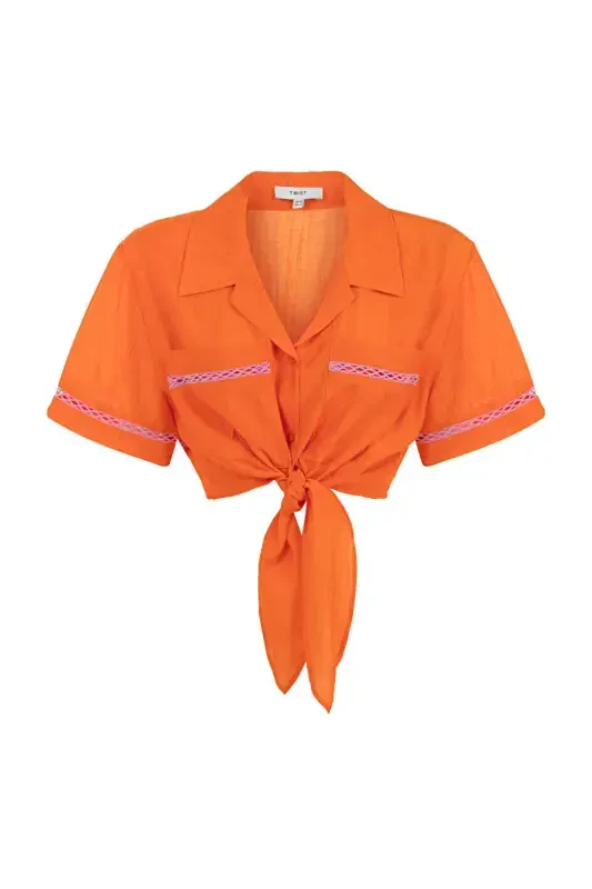 Contrast-striped shirt - 3