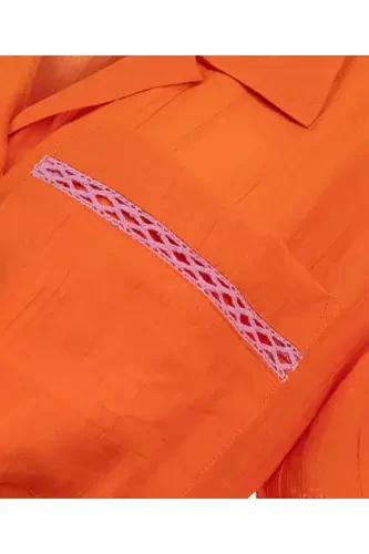 Contrast-striped shirt - 4