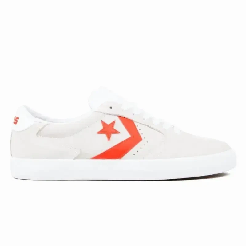 Converse Checkpoint Pro OX Unisex Oq va Qizil Past Kiyimli Krossovkalar 5.5 M/7 W - Modazone