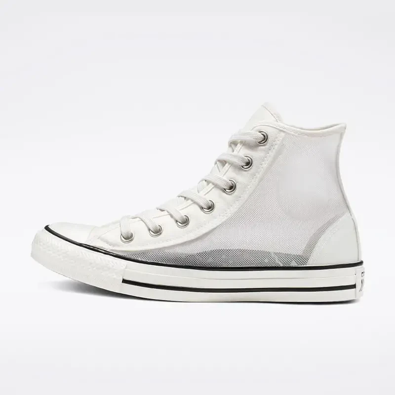 Converse Chuck Taylor All Star Ladies See Thru White High Sneakers 6.5 - 3