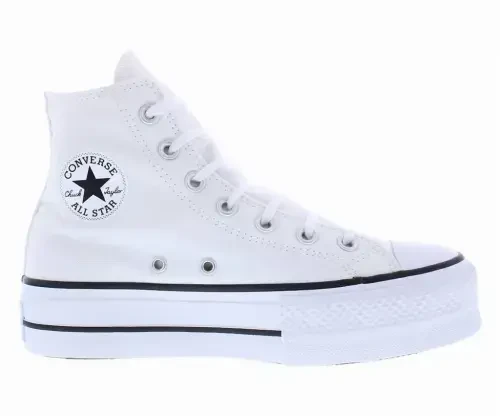 Converse Chuck Taylor All Star Lift High Platform Womens Shoes Size 10, Color: White/Black- - CONVERSE (1)
