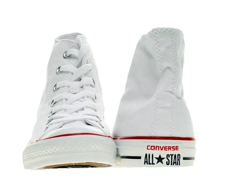 Converse Chuck Taylor All Star Canvas Adult High-Top Sneakers Color: Optic White Size: M13W15- - 6