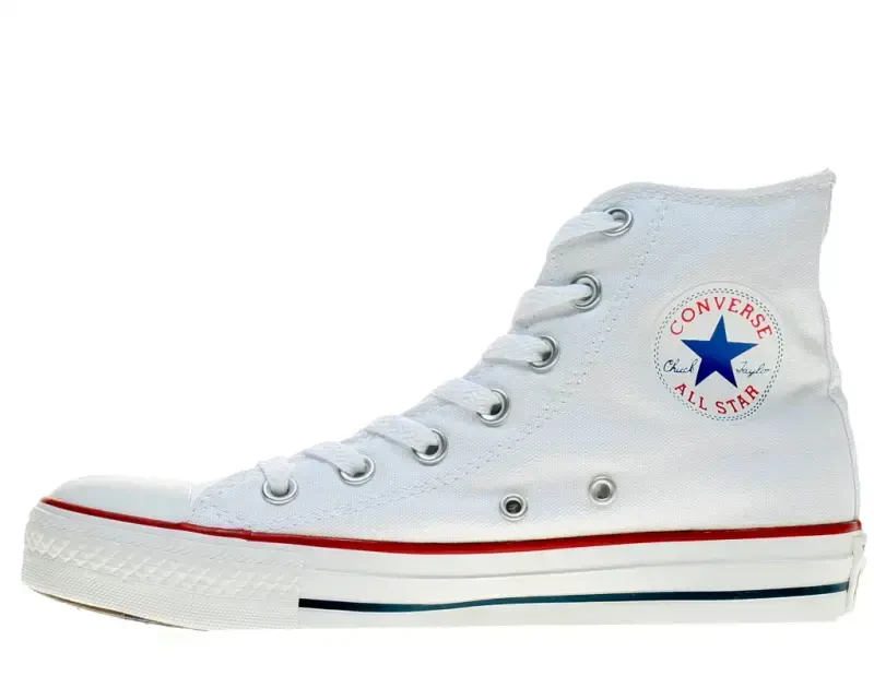 Converse Chuck Taylor All Star M7650 Men's White High Top Sneaker Shoes NR6634 (13) - 1