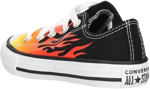 Converse Chuck Taylor All Star OX Kids' Black Textile Low Sneakers 1- - Modazone (1)