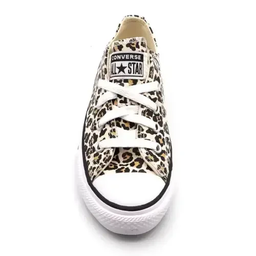 Converse Chuck Taylor All Star OX Kids' Leopard Low Top Sneakers 12.5 - 3