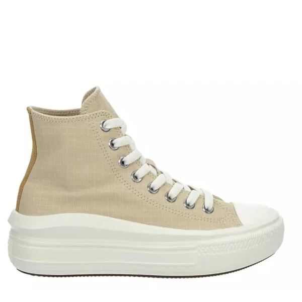 Converse Erkaklar Chuck Taylor All Star Move Platform Hi Top Krossovkalar, Momaqaldiroq/Oq/Qahva rang, Hajmi 7 - 1