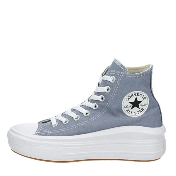 Converse Erkaklar Chuck Taylor All Star Move Platform Hi Top Krossovkalar, Momaqaldiroq/Oq/Qahva rang, Hajmi 7 - 4