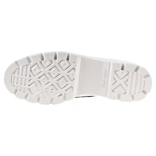 Converse Women's Hi-Top Trainers SneakerBlack White Black7.5- - 6