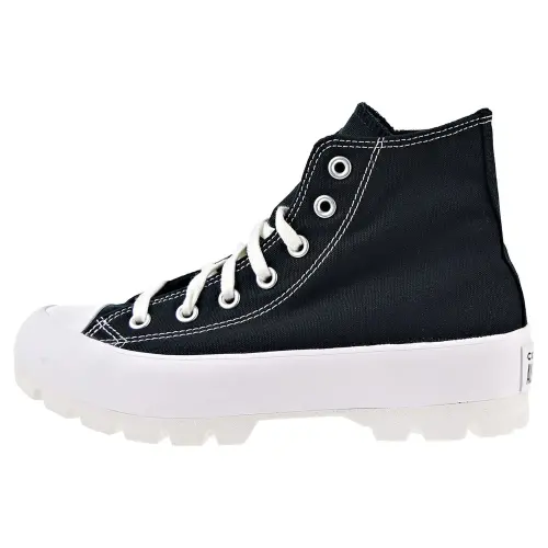 Converse Women's Hi-Top Trainers Sneaker, Black White Black, 7.5- - 3