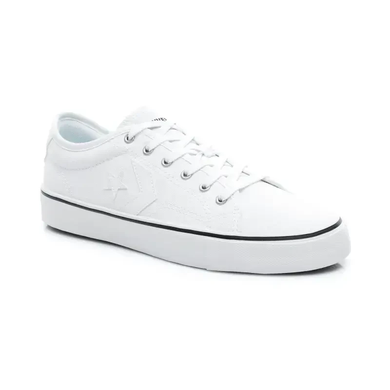 Converse Star Replay Star of the Show Unisex White Canvas Sneakers 8/9.5 - CONVERSE
