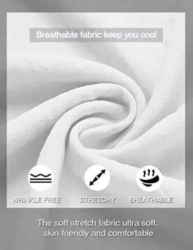 COOFANDY erkaklar kundalik Henley ko'ylak tasma yoqali qisqa yengli ko'ylak yozgi plyaj hippi futbolkasi - 4