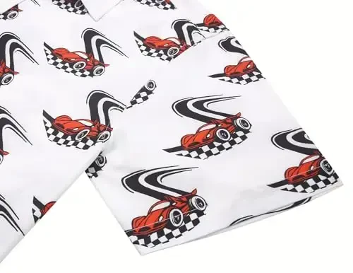 COOFANDY Erkaklar Kundalik Qisqa Yengli Ko'ylaklar Yozgi Plaj Ko'ylagi Tugmali To'qimali Ko'ylaklar Ta'til Gavayi Ko'ylaklari - 1