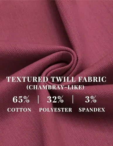 COOFANDY Erkaklar Kundalik Shimlar Elastik Bel Ip Chino Shimlar Paxta Twill Shimlar cho'ntaklar bilan - 2