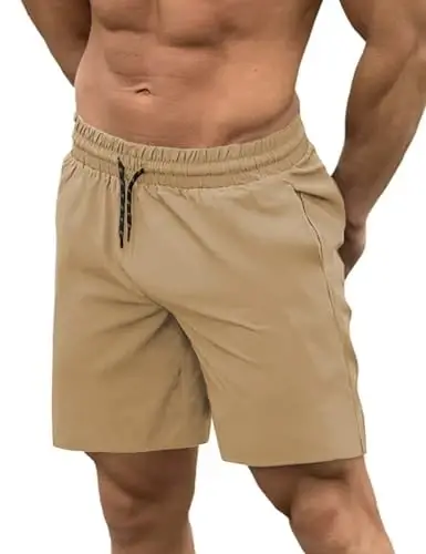 COOFANDY Men Swim Trunk with Compression Liner 2 in 1 Swimwear Bathing Suit Quick Dry Board Short - 5