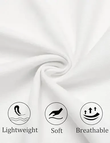 COOFANDY erkaklar uchun paxta zig'ir shimlar Elastik belbog'li engil kundalik shimlar Bo'shashgan fasonli yoga plyaj shimlar cho'ntaklar bilan - 6