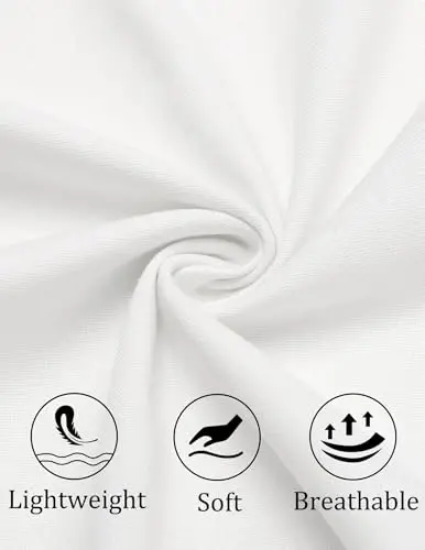 COOFANDY erkaklar uchun paxta zig'ir shimlar Elastik belbog'li engil kundalik shimlar Keng bichimli yoga plyaj shimlar cho'ntaklar bilan - 6