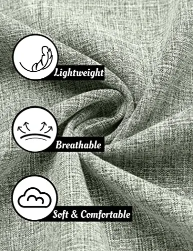 COOFANDY Men's Linen Shirts Short Sleeve Casual Shirts Button Down Shirt for Men Beach Summer Wedding Shirt - 5