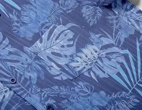 COOFANDY Mens Casual Short Sleeve Shirts Summer Beach Shirt Button Down Textured Shirts Vacation Hawaiian Shirts - 6