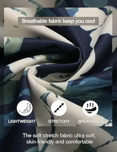 COOFANDY Men's Casual Henley Shirt Band Collar Short Sleeve Shirt Summer Beach Hippie T-Shirt - 4