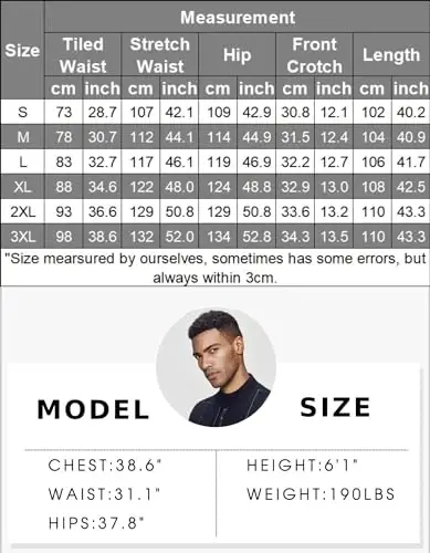 COOFANDY Mens Casual Linen Pants Elastic Waist Linen Pants Drawstring Summer Beach Yoga Linen Trouser - 6