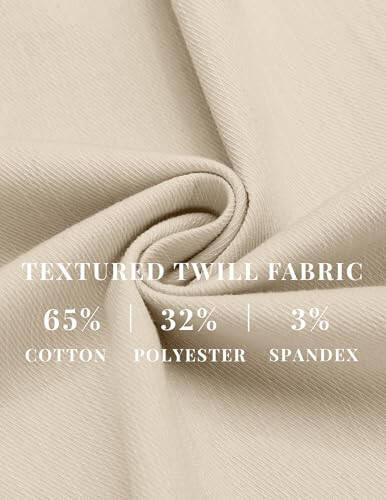 COOFANDY Erkek Günlük Pantolon Elastik Bel Bağcıklı Çin Pantolon Dar Kesim Pamuk Gabardin Pantolon Cepli - 8