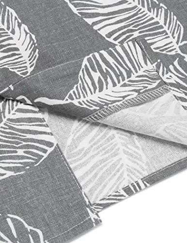 COOFANDY Mens Hawaiian Shirt Short Sleeve Buttoon Down Shirts Casual Tropical Floral Summer Linen Shirts - 5